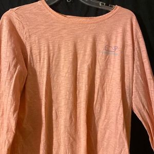 Peach vineyard vines shirt